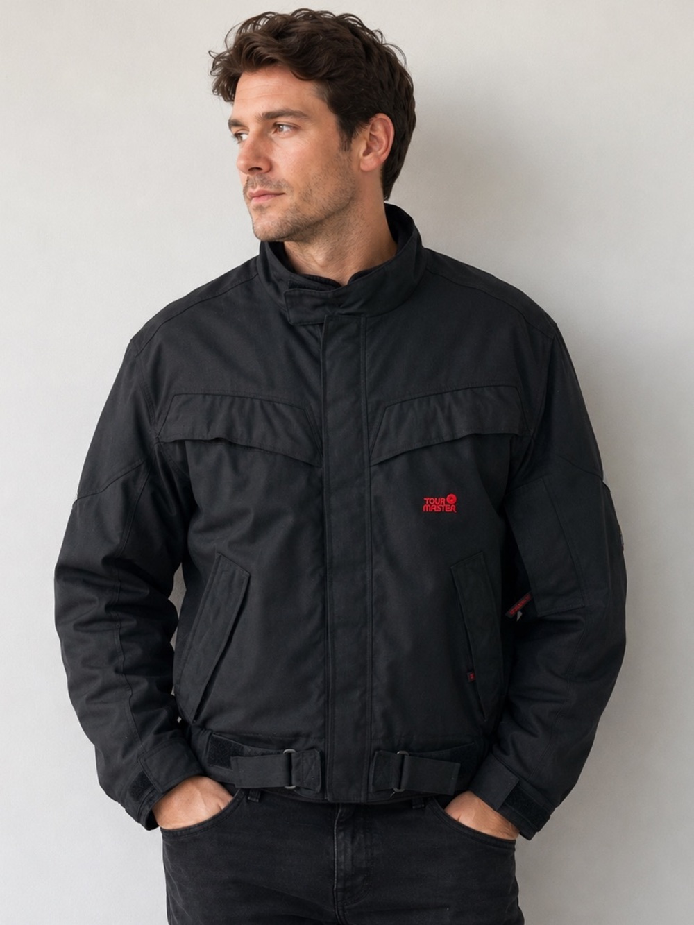 Cortech Tour Master Armored Motorcycle Jacket Men’s M Cordura Thinsulate Liner